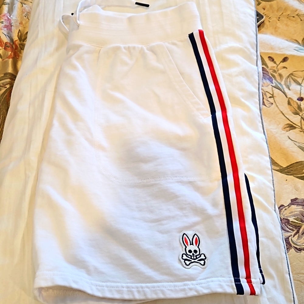 PSYCHO BUNNY MENS MEDIUM COTTON SHORT.
